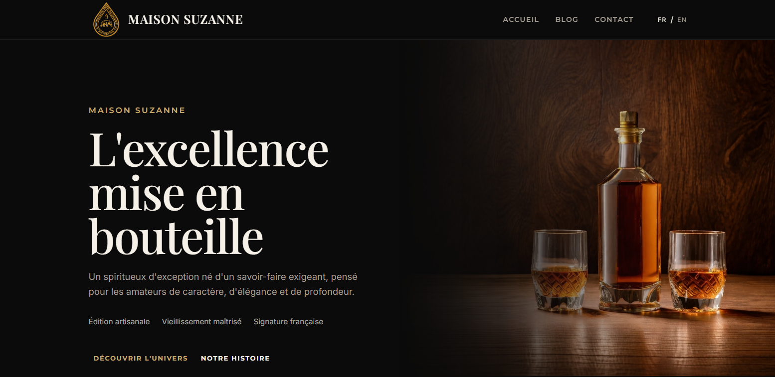 Site Vitrine Maison Suzanne - Image 1